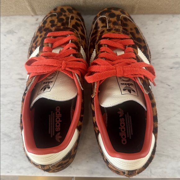 Adidas Samba OG leopard cheetah animal-print striped trainers- size M4/W5 - Picture 6 of 10